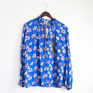 NWT Lucky Brand Floral Peasant Top in Women